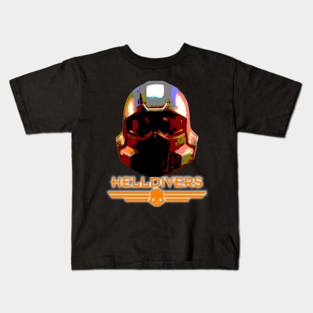 HELLDIVERS Kids T-Shirt by Mono oh Mono